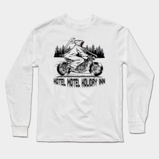 Hotel Motel Holiday Inn. Grim Reaper Comes Long Sleeve T-Shirt